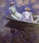 Claude Monet Young Girls in the Rowing Boat oil painting picture wholesale